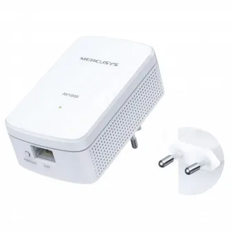 Powerline Adapter MERCUSYS, MP500 KIT, AV1000, 1xGbit Port