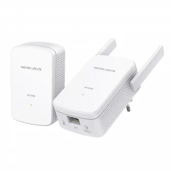 Powerline Adapter MERCUSYS, MP510 KIT, AV1000, 1xGbit Port, 2xExt Antennas