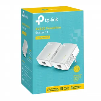 Powerline Adapter TP-Link, TL-PA4010 KIT, AV600, 1x100Mbps Port