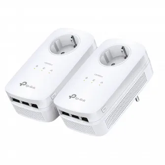 Powerline Adapter TP-Link, TL-PA8030P KIT, AV1300, 2x2MIMO, 3xGbit Port, Passthrough