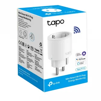 Priza inteligenta TP-LINK Tapo P115, Alb