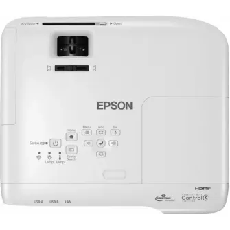 Projector Epson EB-982W; LCD, WXGA, 4200Lum, 16000:1, 1.6x Zoom, LAN, USB-Display, 16W, White