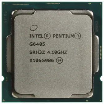 Процессор Intel Pentium G6405, Intel UHD 610 Graphics, Без кулера | Tray