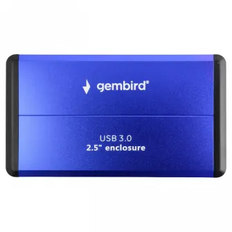 Rack SSD extern Gembird EE2-U3S-2-B, Albastru (EE2-U3S-2-B)
