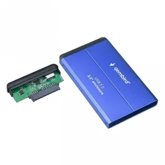 Rack SSD extern Gembird EE2-U3S-2-B, Albastru (EE2-U3S-2-B)