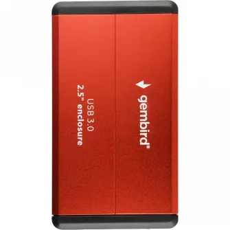 Rack SSD extern Gembird EE2-U3S-2-R, Rosu (EE2-U3S-2-R)
