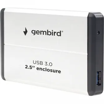 Rack SSD extern Gembird EE2-U3S-2-S, Argintiu (EE2-U3S-2-S)