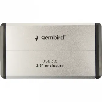 Rack SSD extern Gembird EE2-U3S-2-S, Argintiu (EE2-U3S-2-S)