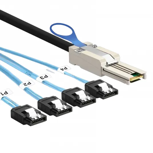 RAID Cable SFF-8088 TO 4x SATA, 1m