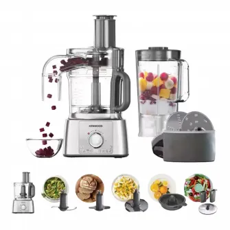 Robot de bucatarie Kenwood FDP 65.820SI, Argintiu