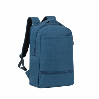 Rucsac pentru Laptop RivaCase Biscayne, Poliester, Albastru