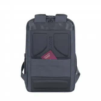 Rucsac pentru Laptop RivaCase Biscayne, Poliester, Negru