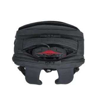 Rucsac pentru Laptop RivaCase Biscayne, Poliester, Negru
