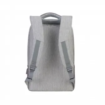 Rucsac pentru Laptop RivaCase Prater, Poliester, Gri/Moca