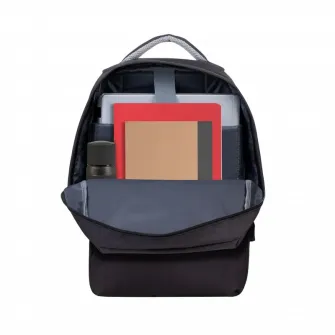 Rucsac pentru Laptop RivaCase Prater, Poliester, Negru
