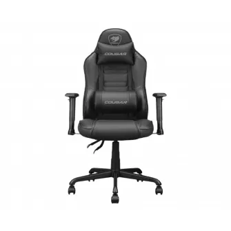 Scaun Gaming Cougar Fusion S, PVC Piele, Negru