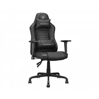 Scaun Gaming Cougar Fusion S, PVC Piele, Negru