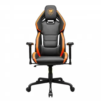 Scaun Gaming Cougar Hotrod, PU Piele, Negru | Portocaliu