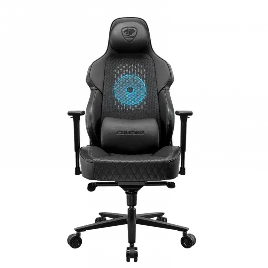 Игровое кресло Cougar NxSys AERO, Искусственная кожа, Чёрный