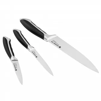 Set de Cutite Polaris Millennium-3SS, Negru