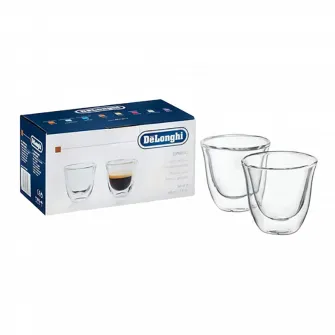 Set de pahare DeLonghi 60ml (2 buc.), Transparent
