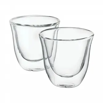 Set de pahare DeLonghi 60ml (2 buc.), Transparent