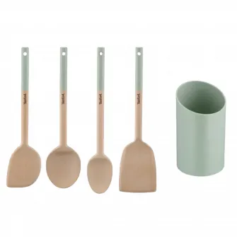 Set de ustensile de bucatarie Tefal K270S504, Bej