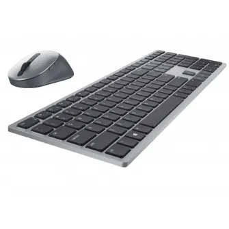 Клавиатура и мышь DELL KM7321W, Беспроводное, Серый