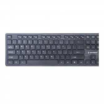 Set Tastatura + Mouse Gembird KBS-WCH-04-RU, Fara fir, Negru