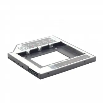 Slim mounting frame for 2.5#039;#039; drive to 5.25#039;#039; bay, for drive up to 12.7 mm, Gembird, MF-95-02
