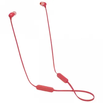 Спортивные наушники JBL T125BT, Bluetooth, Красный