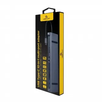 Statie Docking Gembird A-CM-COMBO10-01, Gri