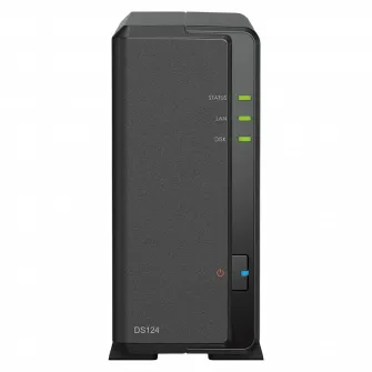 Stocare atasata la retea SYNOLOGY DS124, Negru