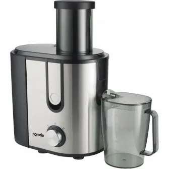 Storcator de fructe si legume Gorenje JC900E, Negru/Inox