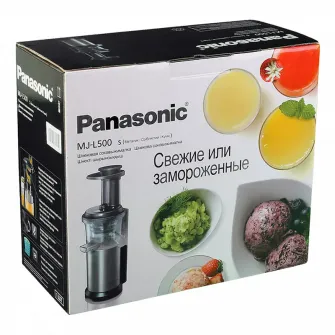 Storcator de fructe si legume Panasonic MJ-L500STQ, Negru