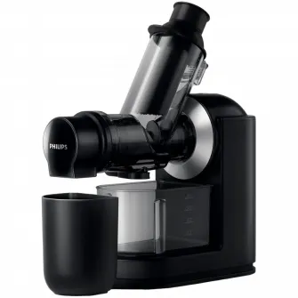 Storcator de fructe si legume PHILIPS HR1889/70, Negru / Inox