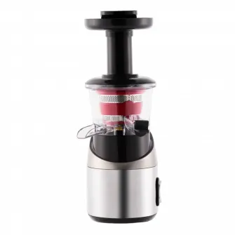 Storcator de fructe si legume Tefal Infiny Juice ZC255, 200 W, Recipient suc 0.8 l, Recipient pulpa 0.8 l,1 viteza, Functie Reverse, Negru/Inox