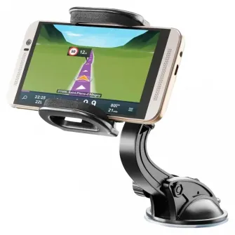 Suport Auto Cellularline Hug Flexi - Universal, Negru