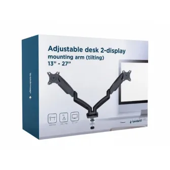 Suport pentru monitor Gembird MA-DA2-05, Negru