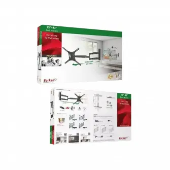 Suport TV de perete BARKAN BM443XL, Negru
