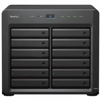 SYNOLOGY DS2422+, 12-bay, AMD Ryzen 4-core 2.2GHz, 4Gb*1+1Slot, 4x1GbE, PCIe