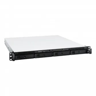 SYNOLOGY RS822+, 4 отсека, 4 ядра AMD Ryzen 2,2 ГГц, 2 Гбит/с + 1 слот, 4x1GbE, PCIe, блок питания 2x150 Вт