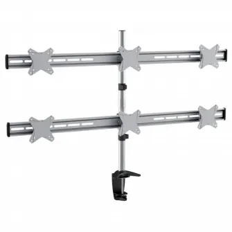 Table/desk stand for 6 monitors Reflecta PLANO Desk 23-1010S, 13''-23 \