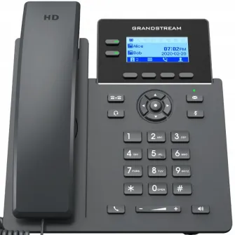 Telefon IP Grandstream GRP2602P, Negru