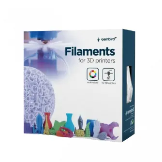 Нить для 3D-принтера Gembird 3DP-ABS1.75-01-BK, ABS, Черный , 1.75 мм, 1 кг