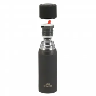 Termos Rivacase 90311BK, 0,5L, Negru