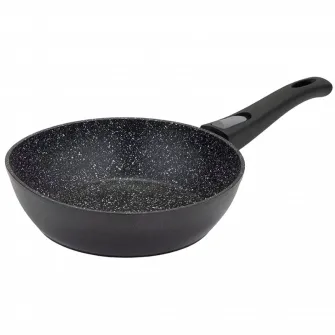 Tigaie adanca RESTO 93013, 26cm, Negru