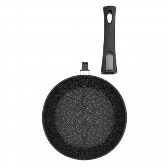 Tigaie adanca RESTO 93013, 26cm, Negru