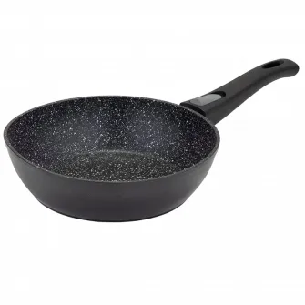 Tigaie adanca RESTO 93014, 28cm, Negru