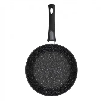 Tigaie adanca RESTO 93014, 28cm, Negru
